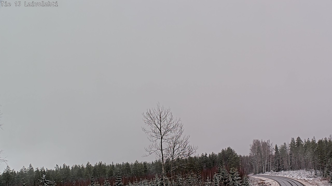 Weather Camera Image Väg 15 Laivolahti, Mäntyharju, Etelä-Savo