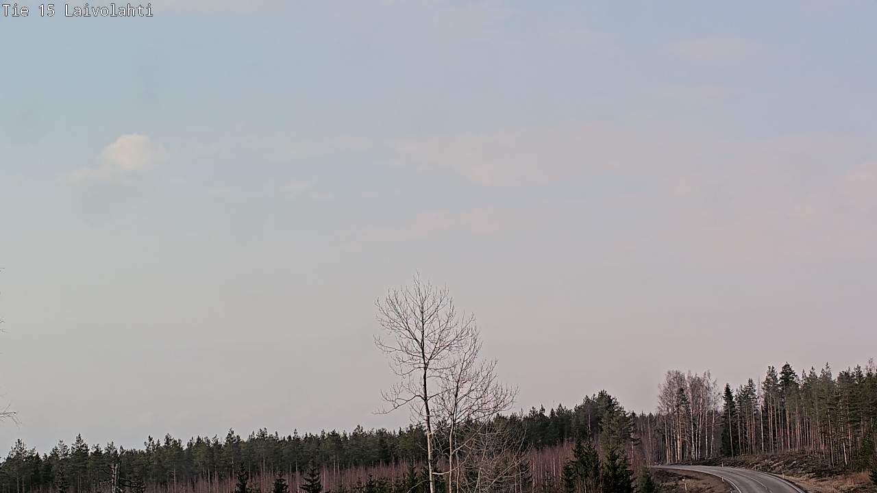 Weather Camera Image Väg 15 Laivolahti, Mäntyharju, Etelä-Savo