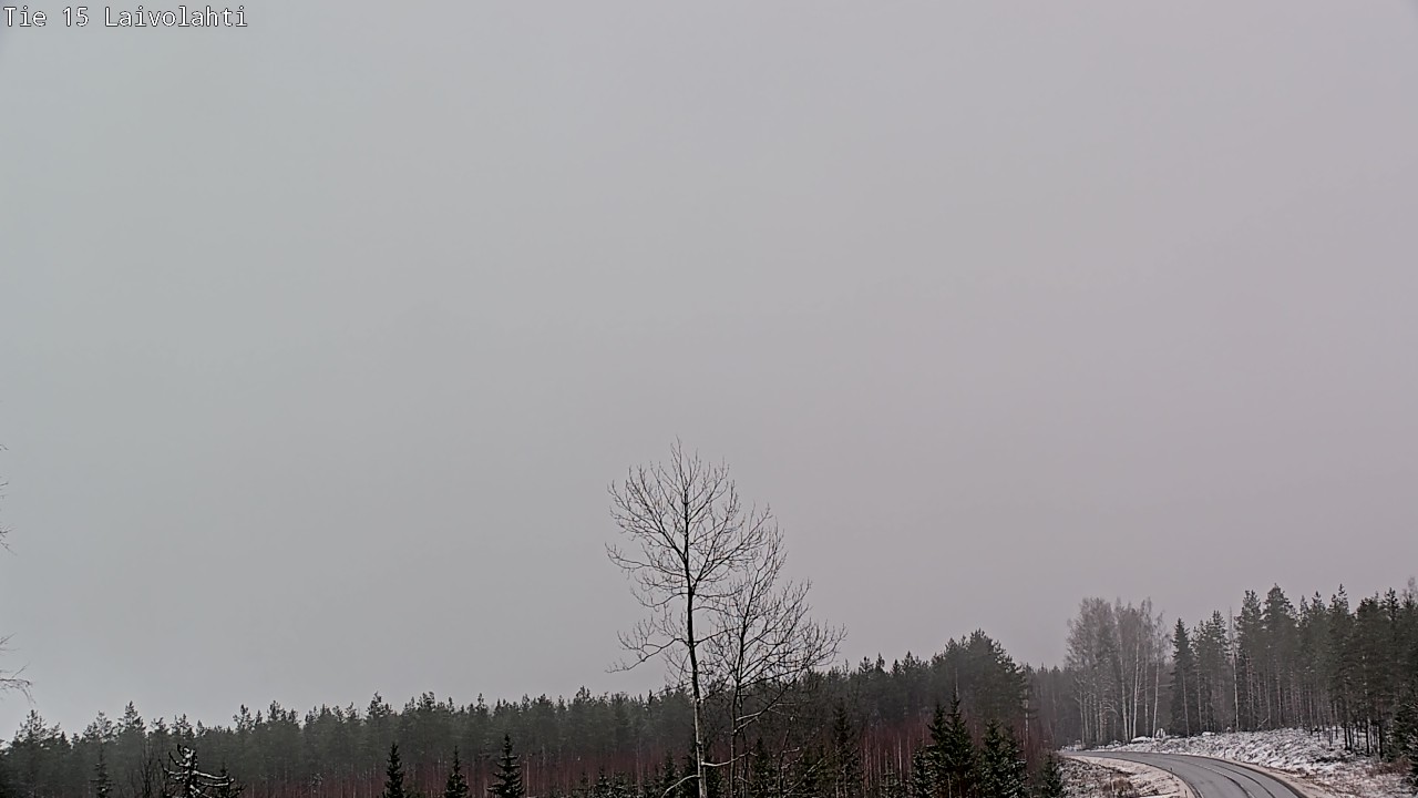 Weather Camera Image Väg 15 Laivolahti, Mäntyharju, Etelä-Savo