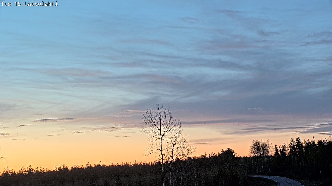 Weather Camera Image Väg 15 Laivolahti, Mäntyharju, Etelä-Savo