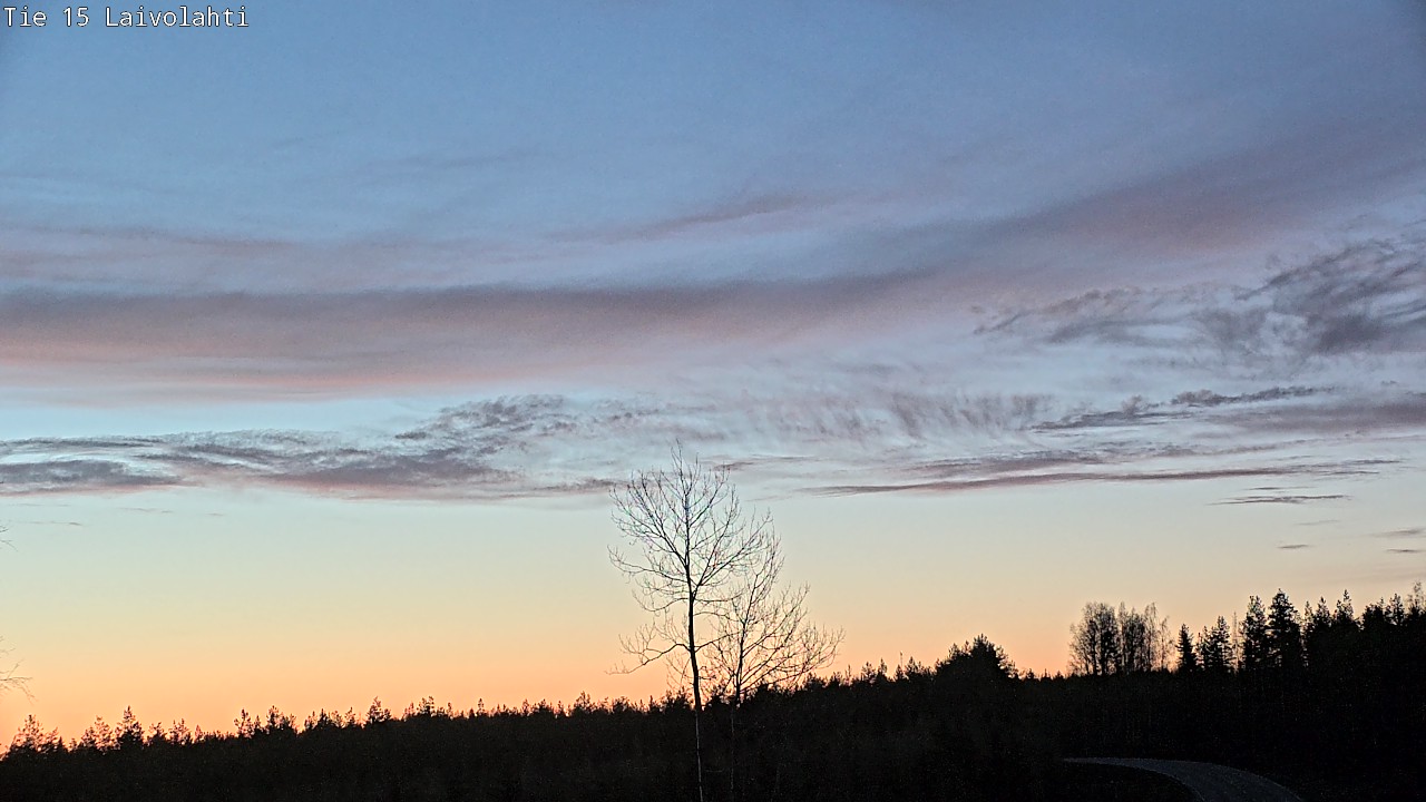 Weather Camera Image Väg 15 Laivolahti, Mäntyharju, Etelä-Savo