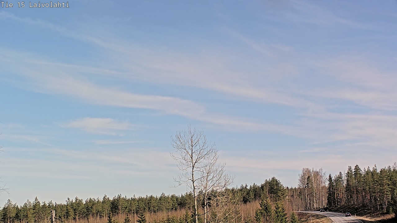 Weather Camera Image Väg 15 Laivolahti, Mäntyharju, Etelä-Savo