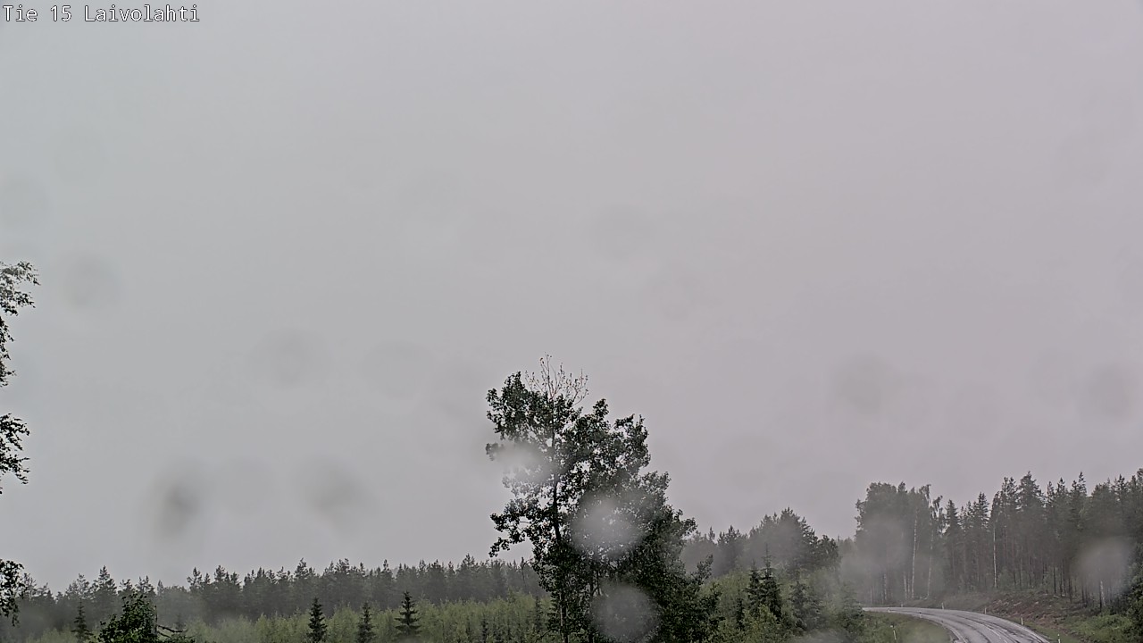 Weather Camera Image Road 15 Laivolahti, Mäntyharju, Etelä-Savo