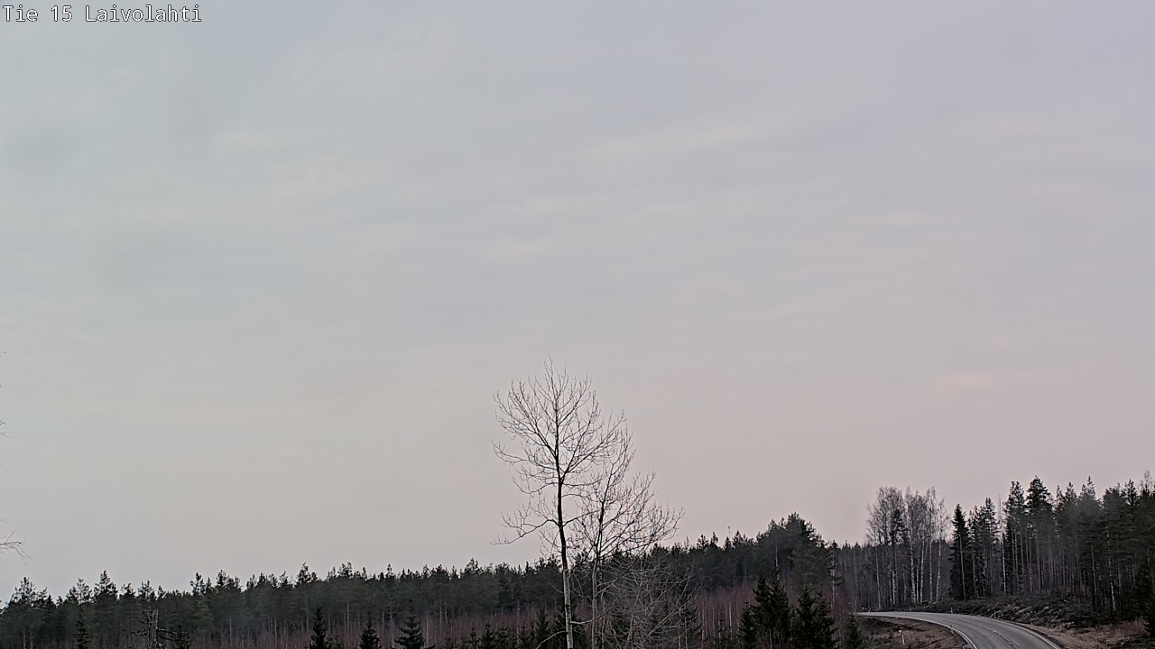 Weather Camera Image Väg 15 Laivolahti, Mäntyharju, Etelä-Savo