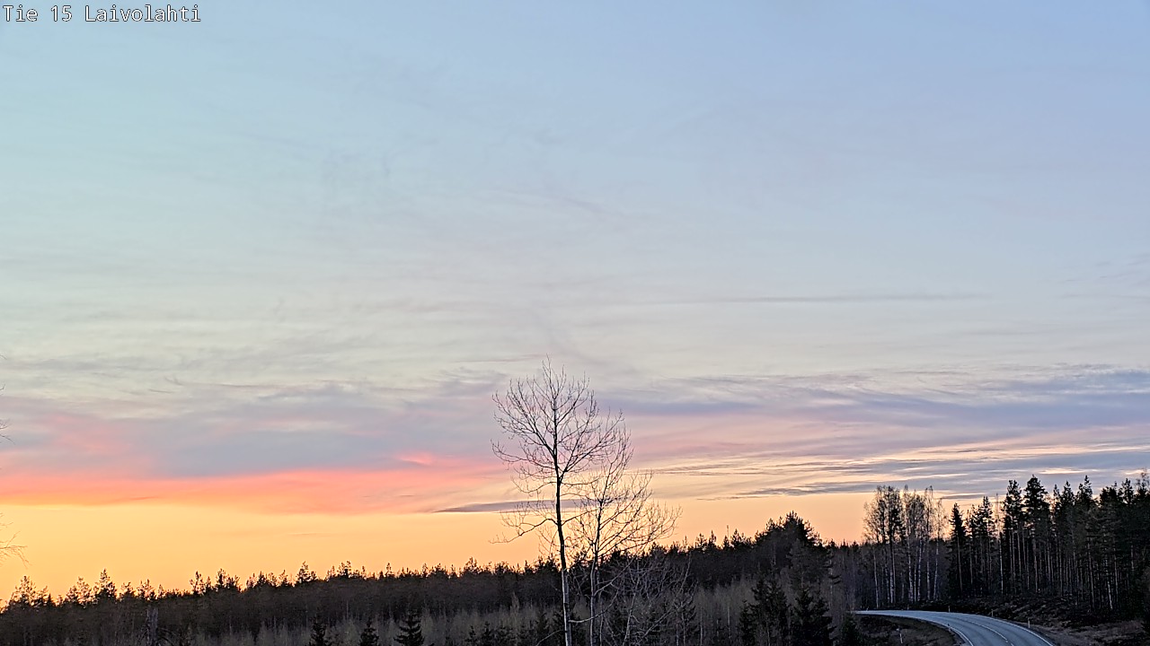 Weather Camera Image Väg 15 Laivolahti, Mäntyharju, Etelä-Savo