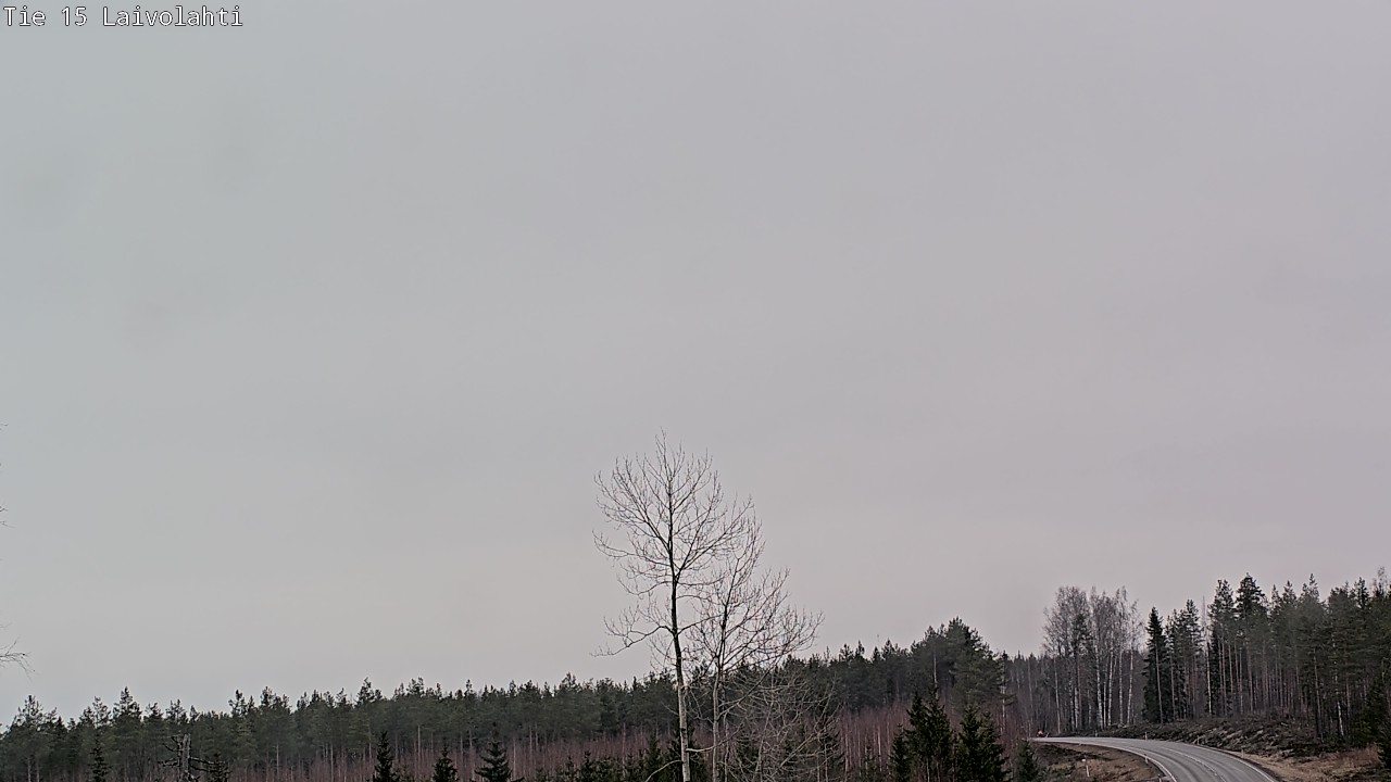Weather Camera Image Väg 15 Laivolahti, Mäntyharju, Etelä-Savo