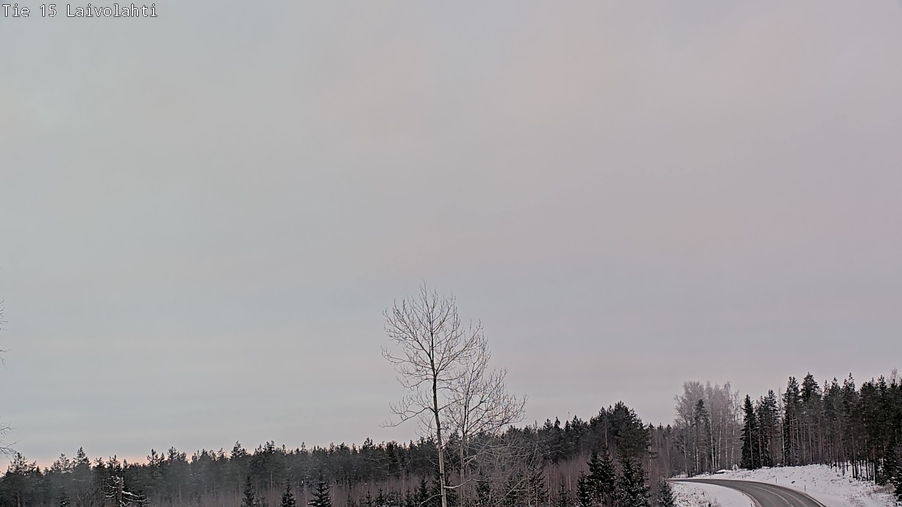 Weather Camera Image Väg 15 Laivolahti, Mäntyharju, Etelä-Savo