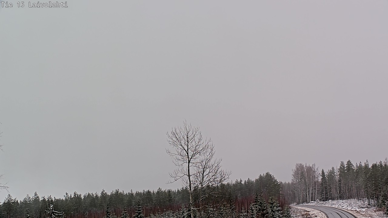 Weather Camera Image Väg 15 Laivolahti, Mäntyharju, Etelä-Savo