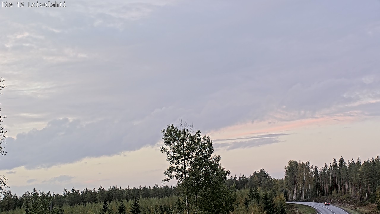 Weather Camera Image Road 15 Laivolahti, Mäntyharju, Etelä-Savo