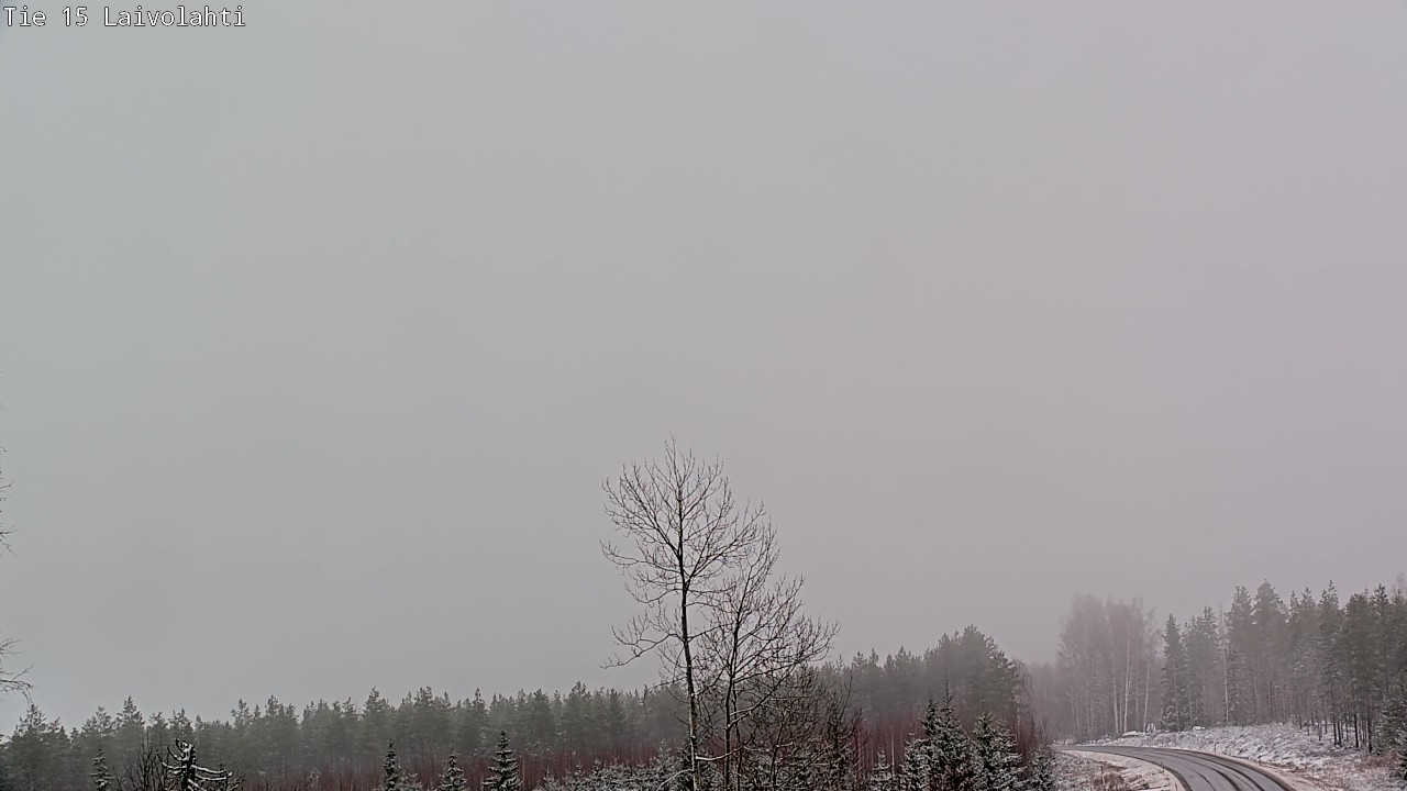 Weather Camera Image Väg 15 Laivolahti, Mäntyharju, Etelä-Savo