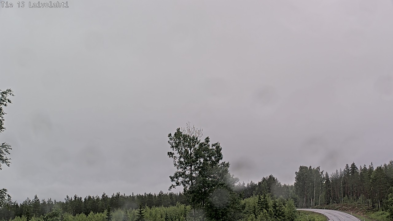 Weather Camera Image Väg 15 Laivolahti, Mäntyharju, Etelä-Savo