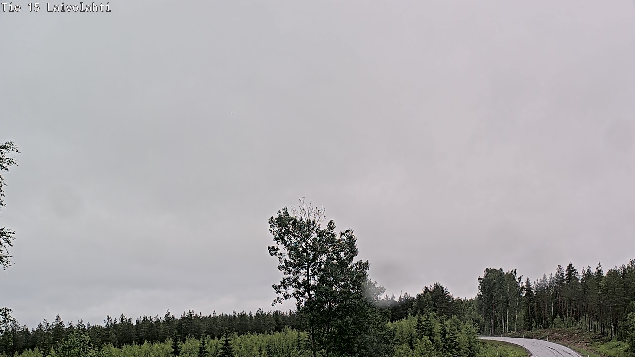 Weather Camera Image Väg 15 Laivolahti, Mäntyharju, Etelä-Savo