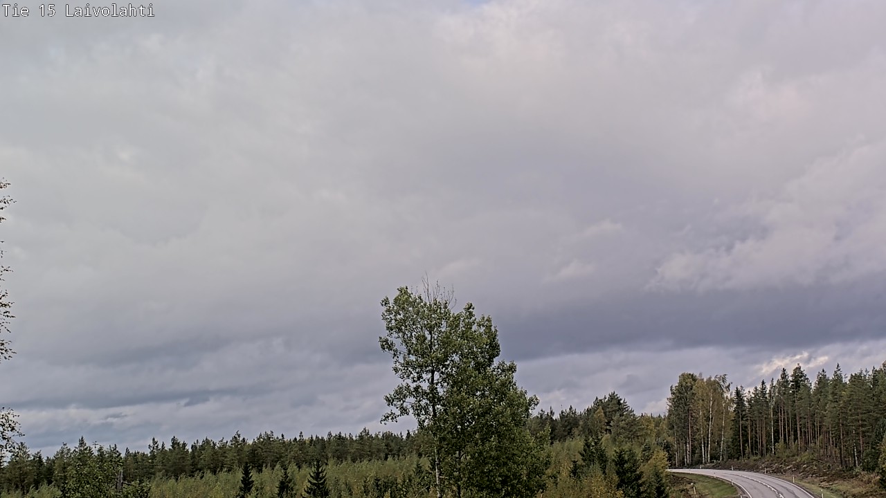Weather Camera Image Road 15 Laivolahti, Mäntyharju, Etelä-Savo