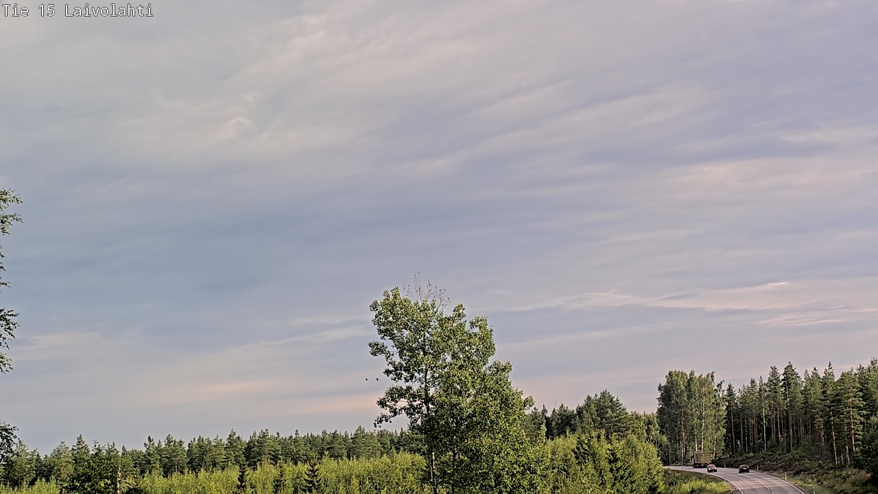 Weather Camera Image Väg 15 Laivolahti, Mäntyharju, Etelä-Savo