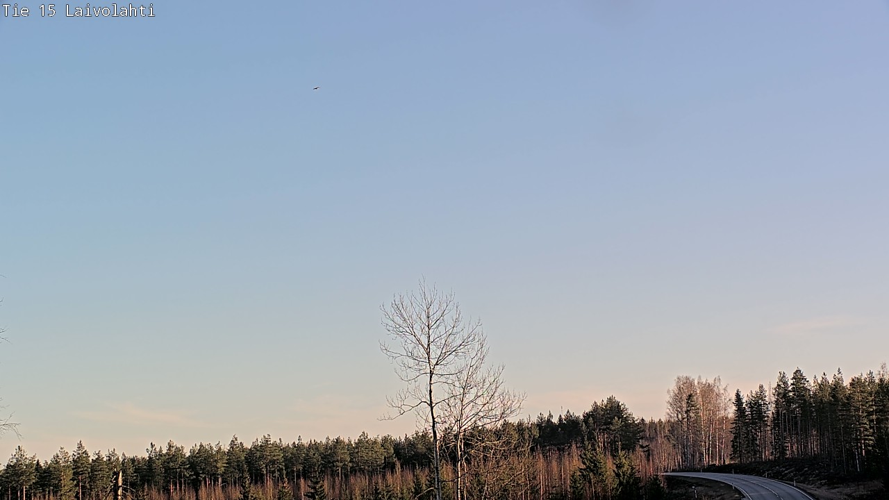 Weather Camera Image Väg 15 Laivolahti, Mäntyharju, Etelä-Savo