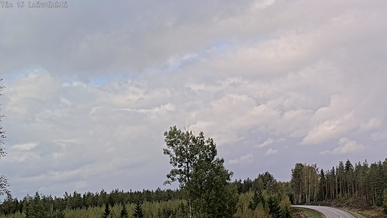 Weather Camera Image Road 15 Laivolahti, Mäntyharju, Etelä-Savo