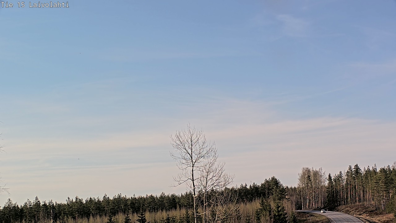 Weather Camera Image Väg 15 Laivolahti, Mäntyharju, Etelä-Savo
