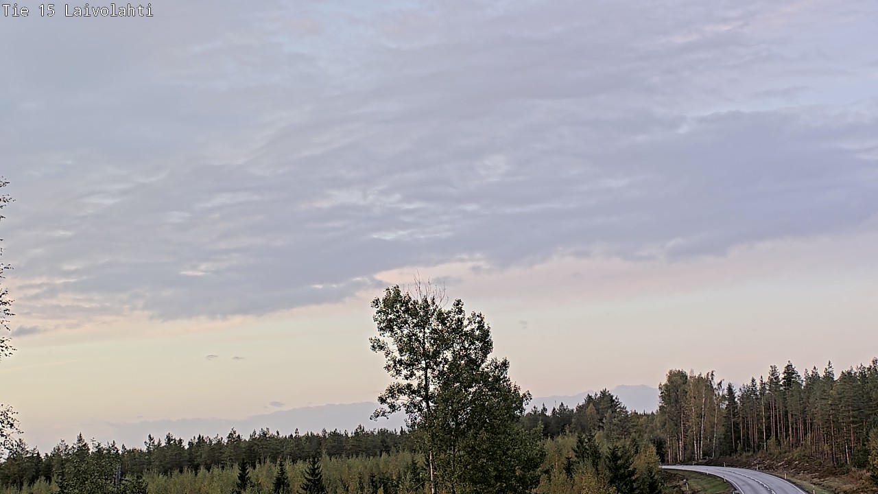 Weather Camera Image Road 15 Laivolahti, Mäntyharju, Etelä-Savo