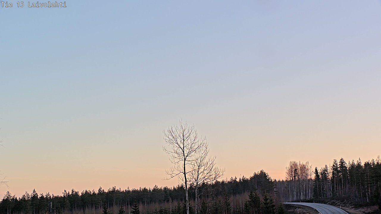 Weather Camera Image Väg 15 Laivolahti, Mäntyharju, Etelä-Savo