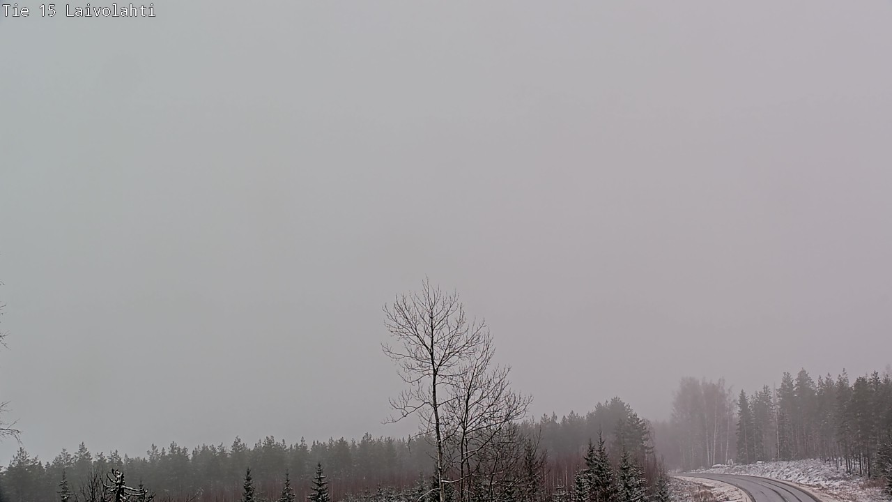 Weather Camera Image Väg 15 Laivolahti, Mäntyharju, Etelä-Savo