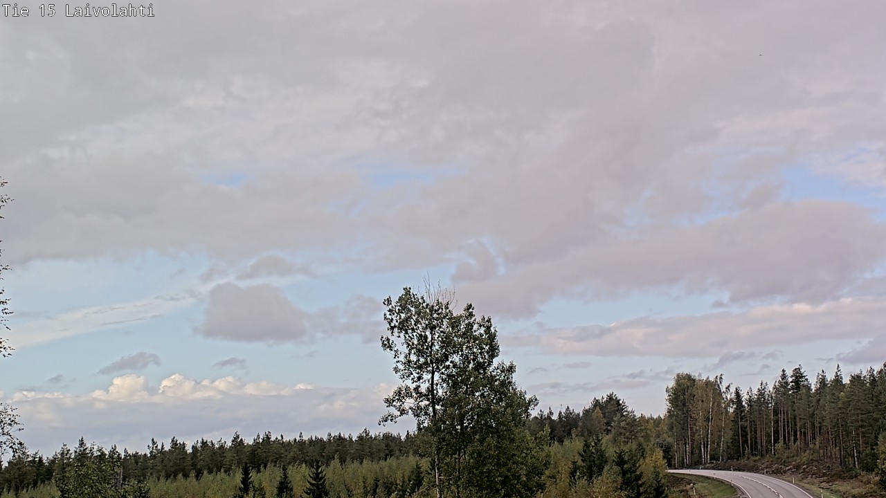 Weather Camera Image Road 15 Laivolahti, Mäntyharju, Etelä-Savo