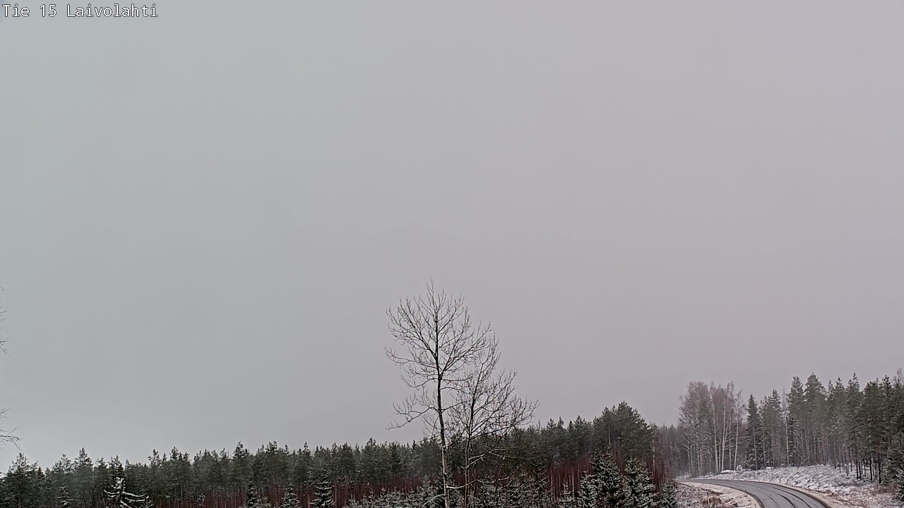 Weather Camera Image Väg 15 Laivolahti, Mäntyharju, Etelä-Savo