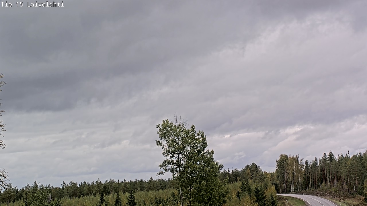 Weather Camera Image Road 15 Laivolahti, Mäntyharju, Etelä-Savo