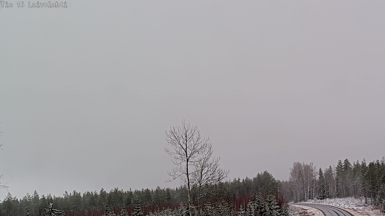 Weather Camera Image Väg 15 Laivolahti, Mäntyharju, Etelä-Savo