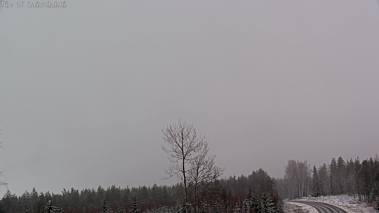 Weather Camera Image Väg 15 Laivolahti, Mäntyharju, Etelä-Savo