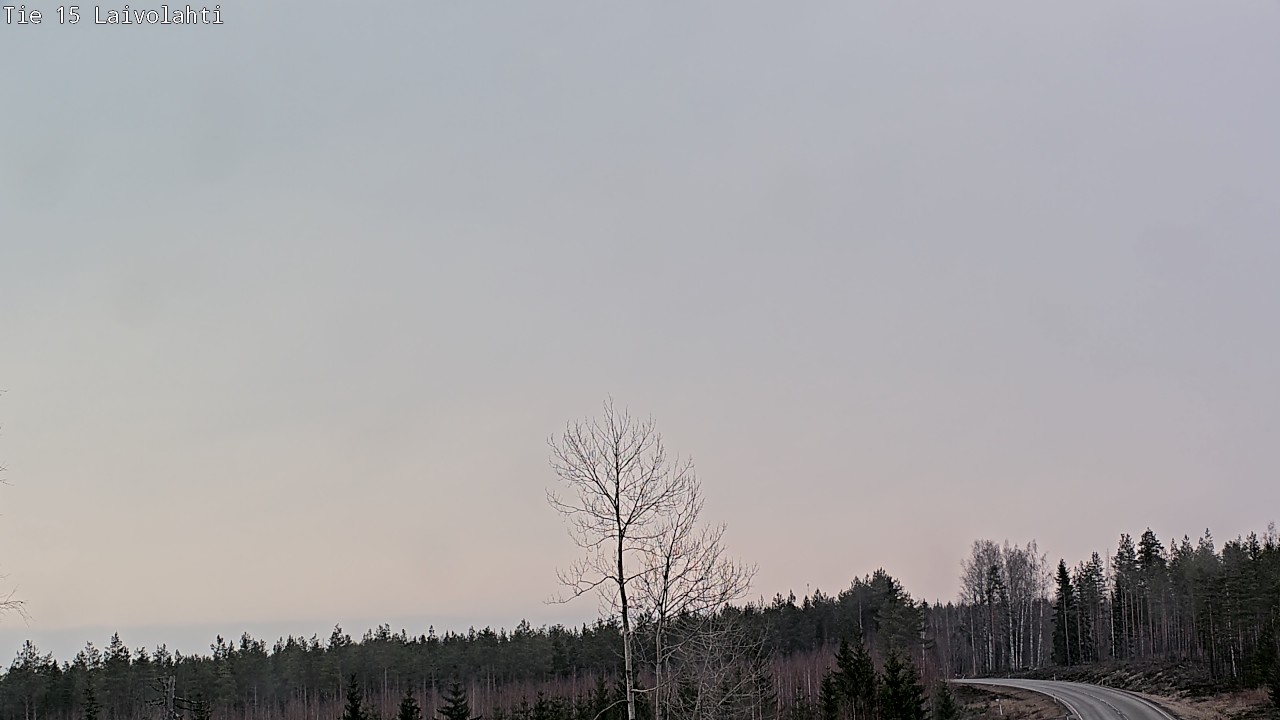 Weather Camera Image Väg 15 Laivolahti, Mäntyharju, Etelä-Savo