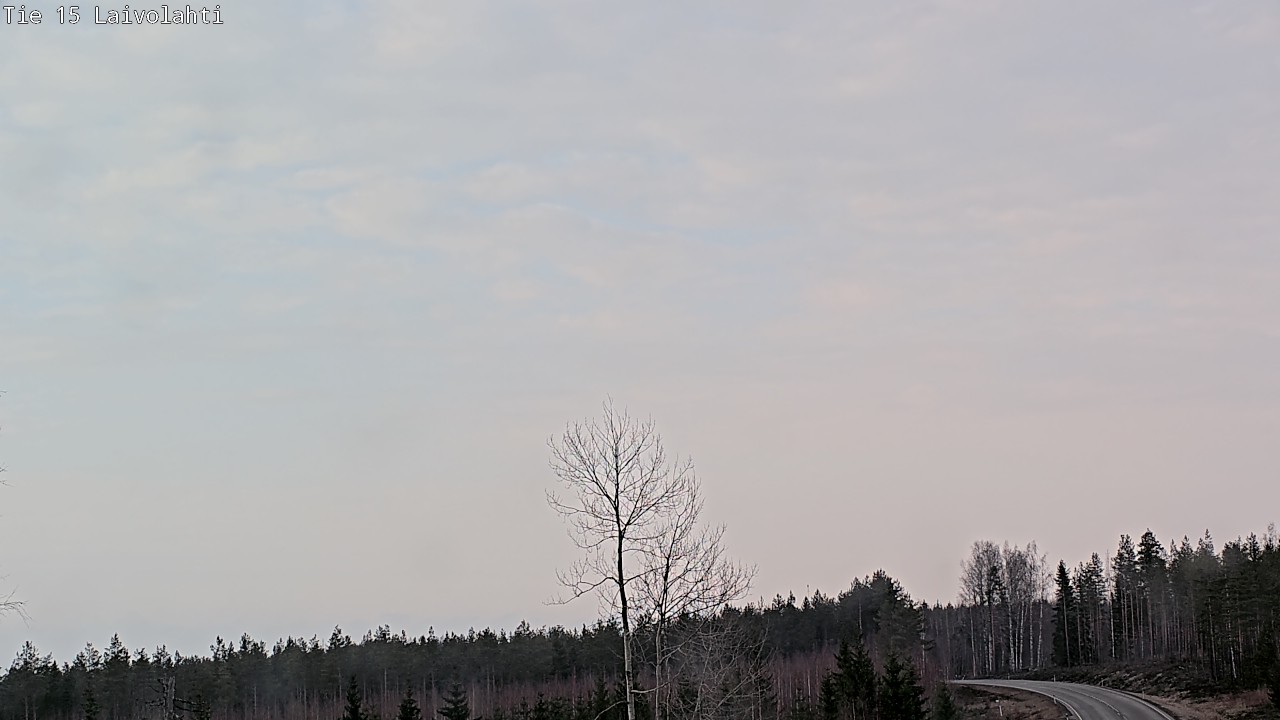 Weather Camera Image Väg 15 Laivolahti, Mäntyharju, Etelä-Savo