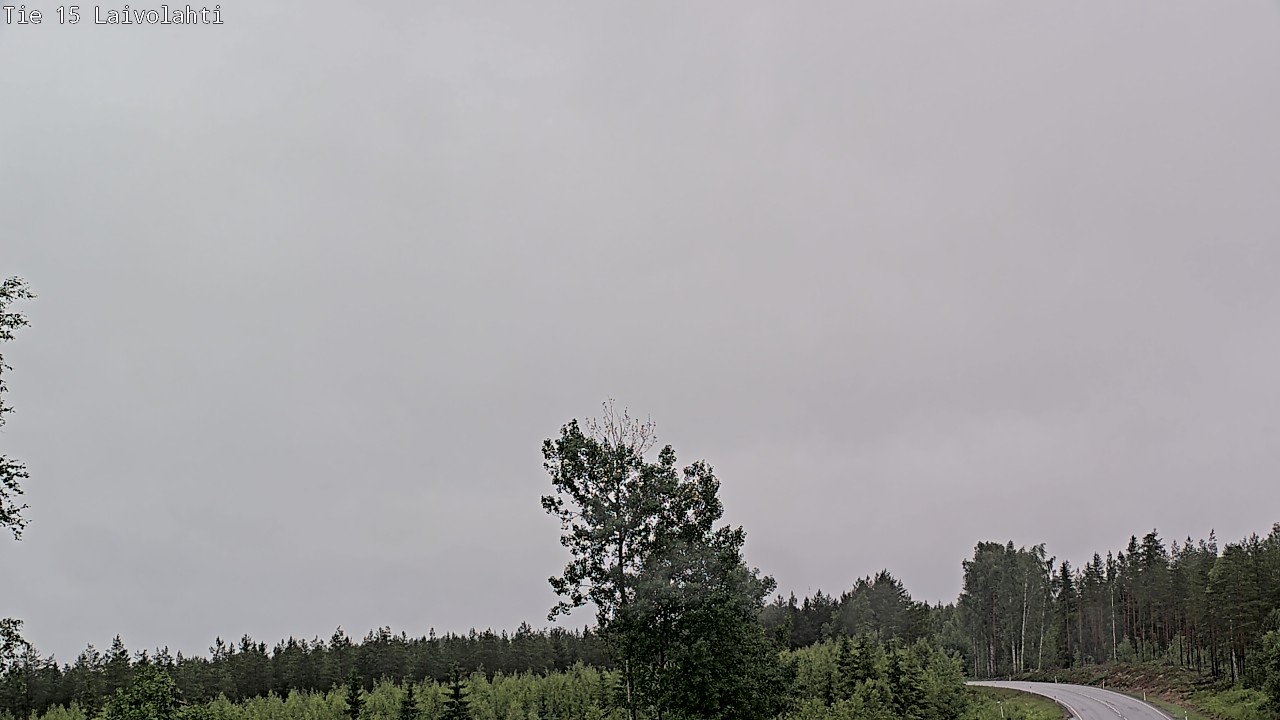 Weather Camera Image Väg 15 Laivolahti, Mäntyharju, Etelä-Savo