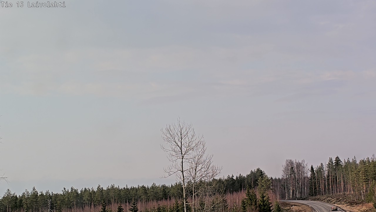 Weather Camera Image Väg 15 Laivolahti, Mäntyharju, Etelä-Savo