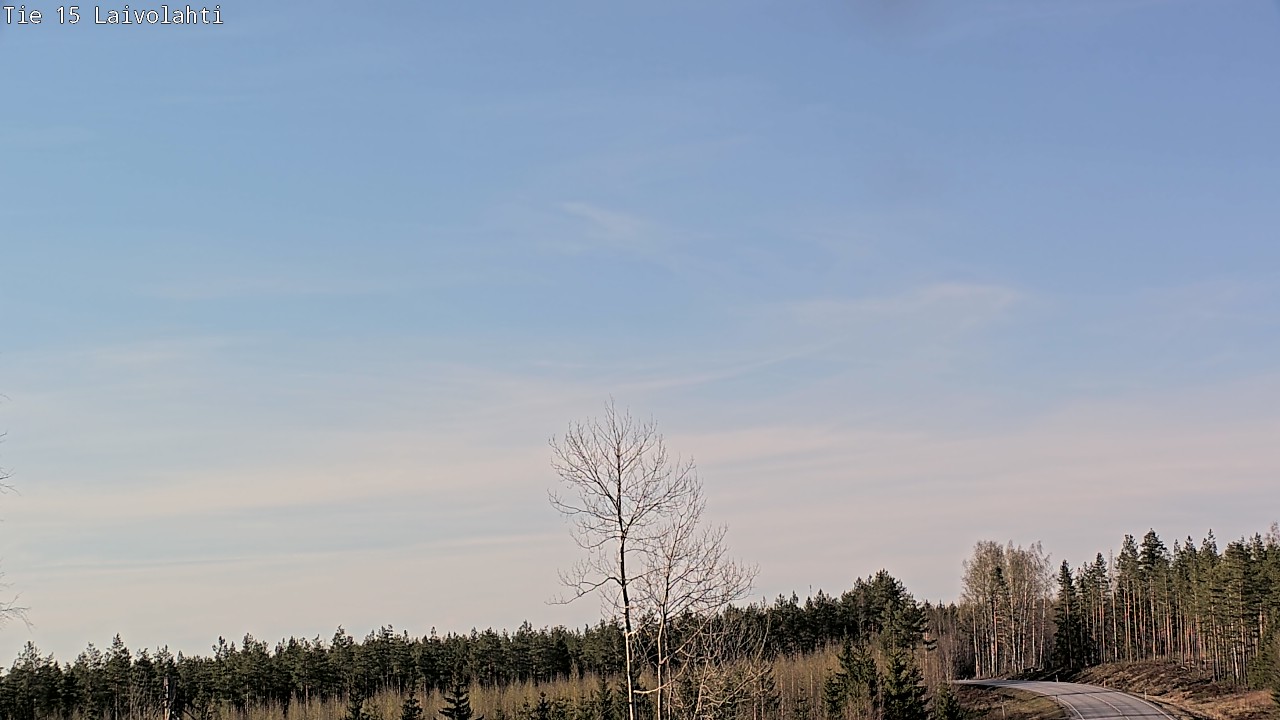 Weather Camera Image Väg 15 Laivolahti, Mäntyharju, Etelä-Savo