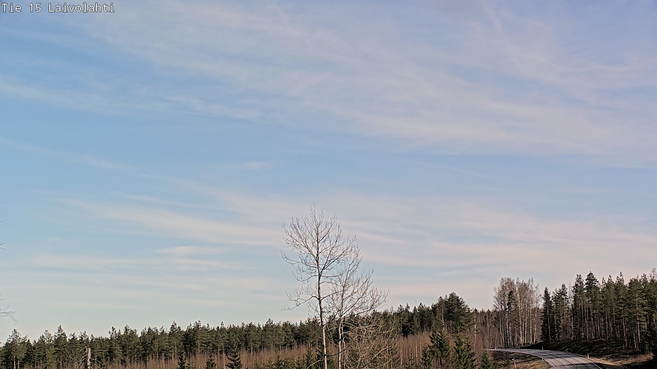 Weather Camera Image Väg 15 Laivolahti, Mäntyharju, Etelä-Savo