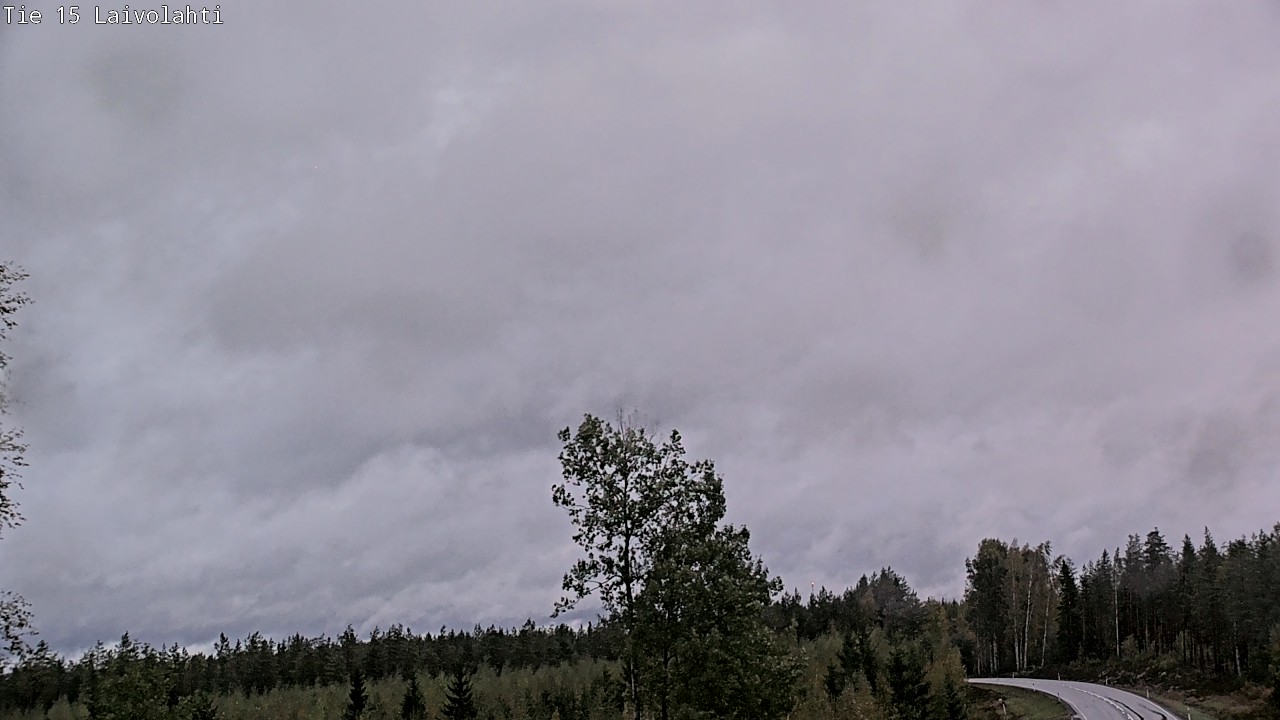 Weather Camera Image Road 15 Laivolahti, Mäntyharju, Etelä-Savo