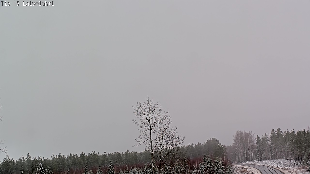 Weather Camera Image Väg 15 Laivolahti, Mäntyharju, Etelä-Savo