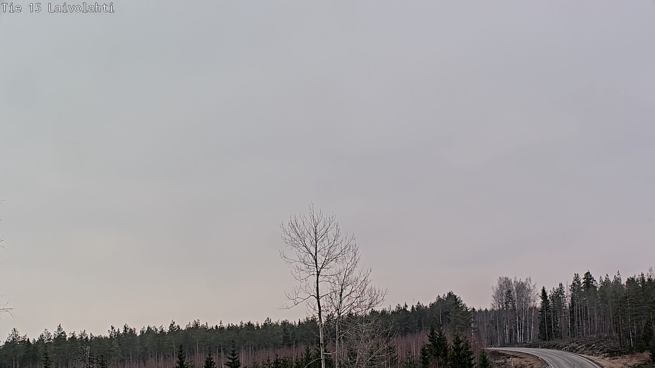 Weather Camera Image Road 15 Laivolahti, Mäntyharju, Etelä-Savo