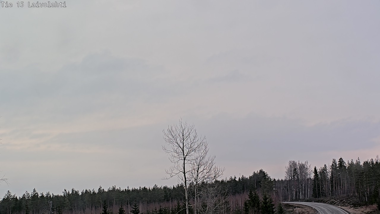 Weather Camera Image Road 15 Laivolahti, Mäntyharju, Etelä-Savo