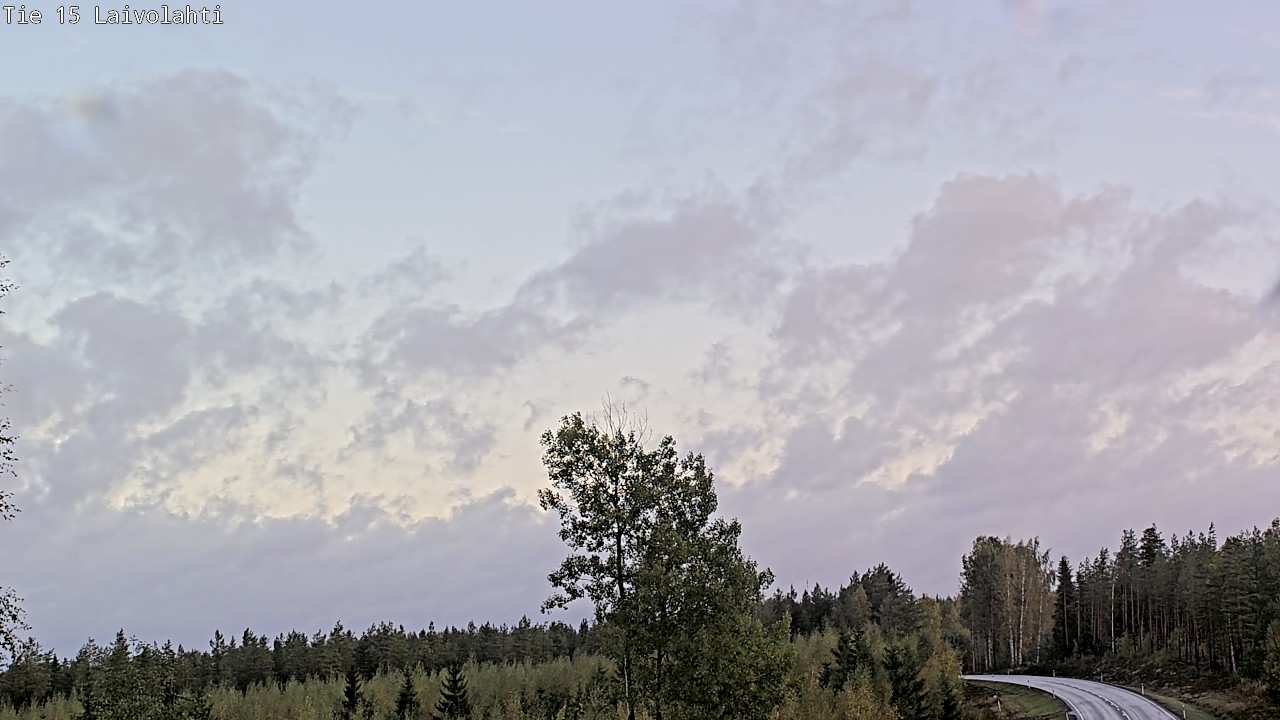 Weather Camera Image Road 15 Laivolahti, Mäntyharju, Etelä-Savo
