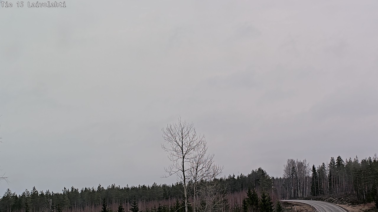 Weather Camera Image Väg 15 Laivolahti, Mäntyharju, Etelä-Savo