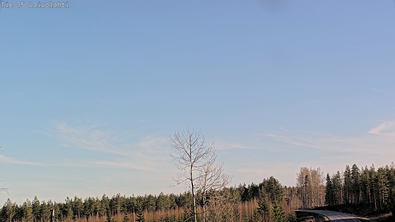 Weather Camera Image Väg 15 Laivolahti, Mäntyharju, Etelä-Savo