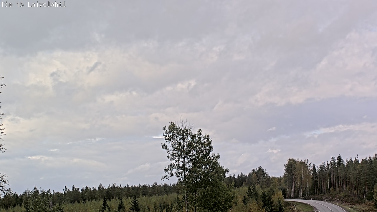 Weather Camera Image Road 15 Laivolahti, Mäntyharju, Etelä-Savo