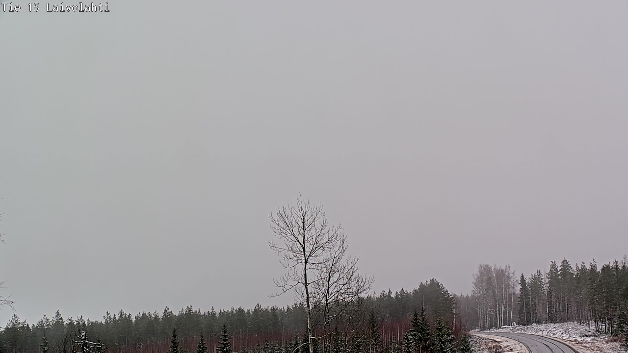 Weather Camera Image Väg 15 Laivolahti, Mäntyharju, Etelä-Savo
