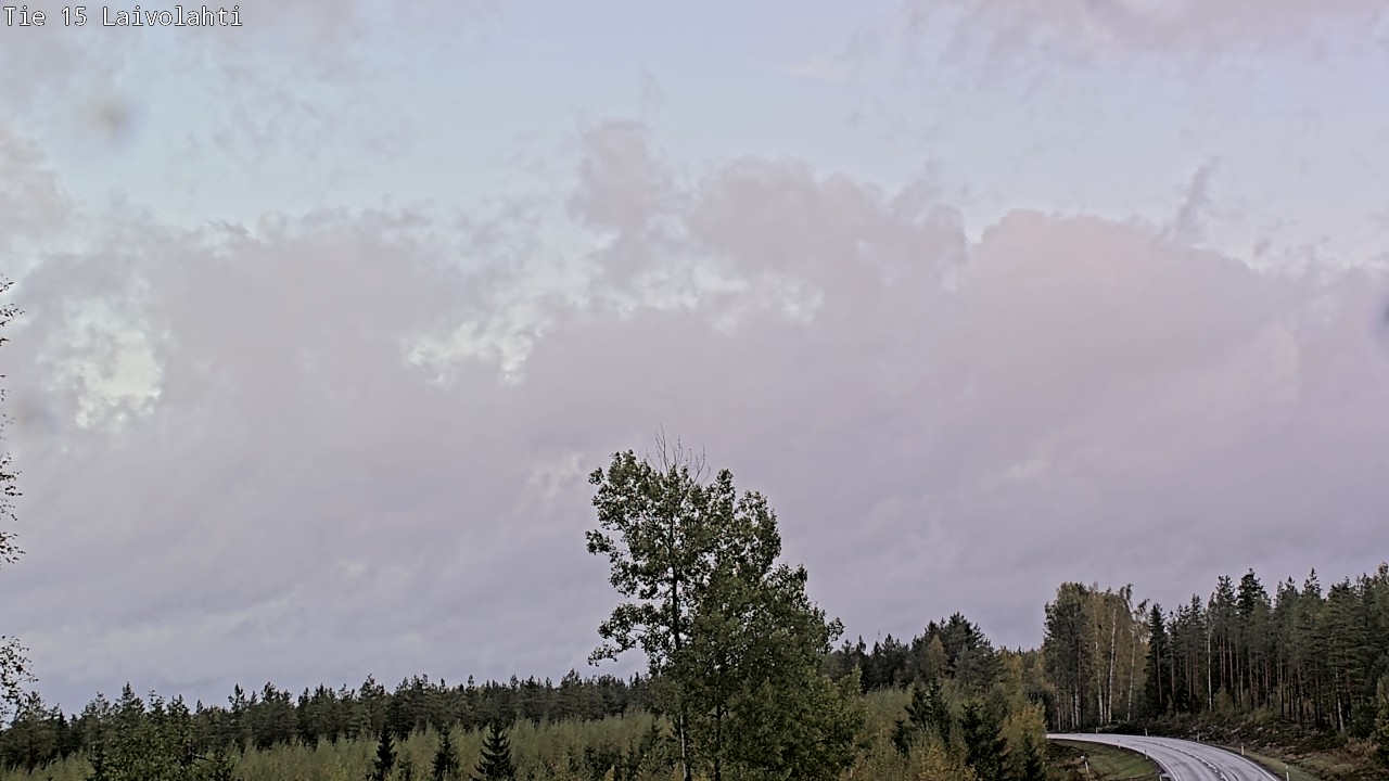 Weather Camera Image Road 15 Laivolahti, Mäntyharju, Etelä-Savo