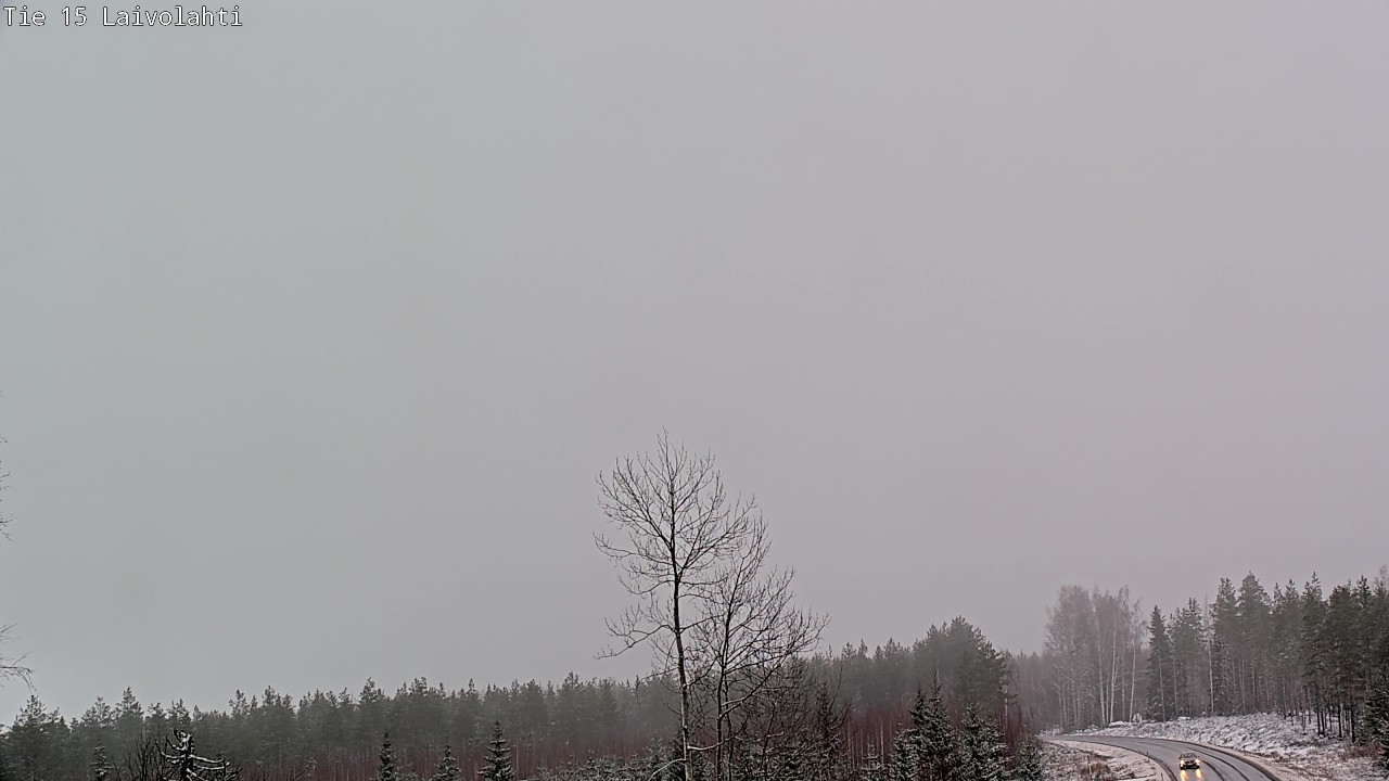 Weather Camera Image Väg 15 Laivolahti, Mäntyharju, Etelä-Savo