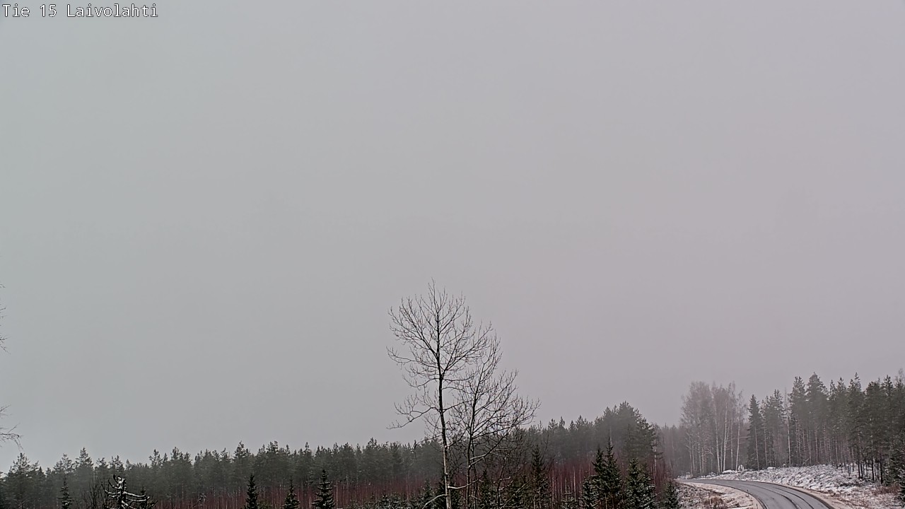 Weather Camera Image Väg 15 Laivolahti, Mäntyharju, Etelä-Savo