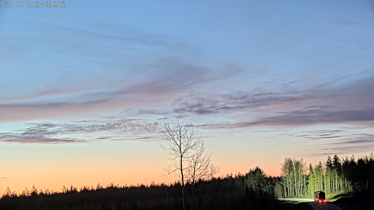 Weather Camera Image Väg 15 Laivolahti, Mäntyharju, Etelä-Savo