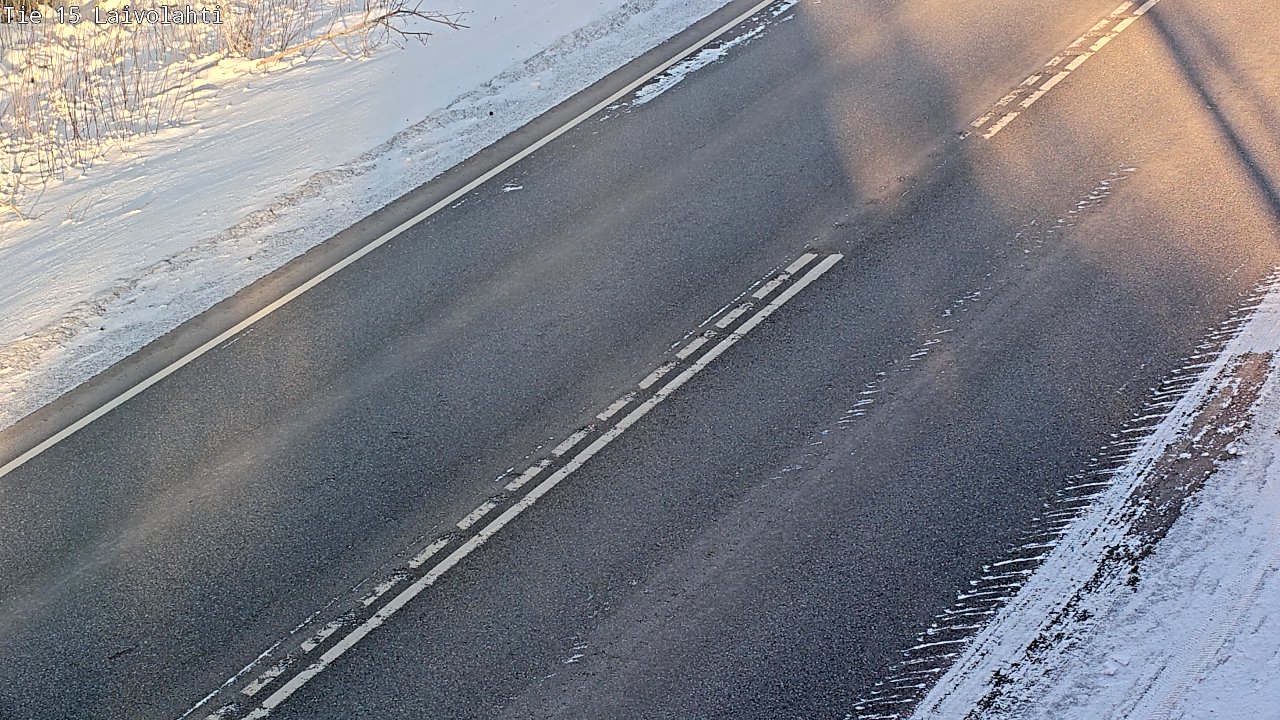 Weather Camera Image Väg 15 Laivolahti, Mäntyharju, Etelä-Savo