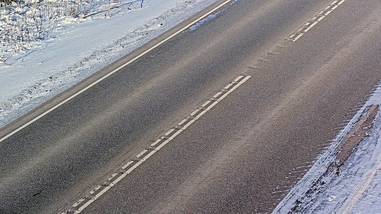 Weather Camera Image Väg 15 Laivolahti, Mäntyharju, Etelä-Savo